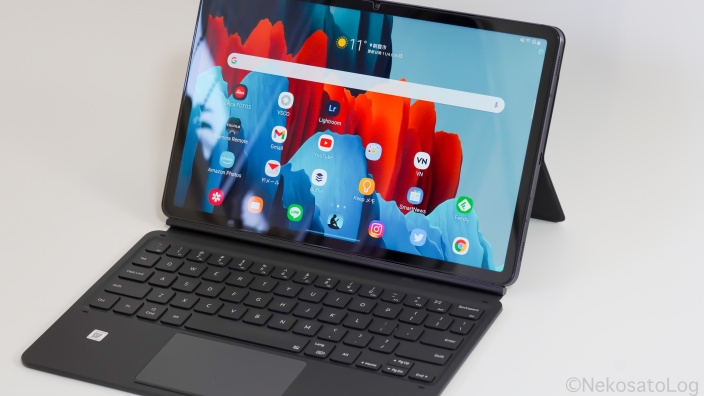 レビュー Keyboard Cover】Galaxy Tab S7に最適だけど、クセのある ...